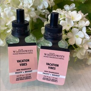 Bath & Body Works “Vacation Vibes” 2 New Wallflower Refills